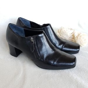 Franco Sarto Black Moonbeam Ankle Booties Size 7.5